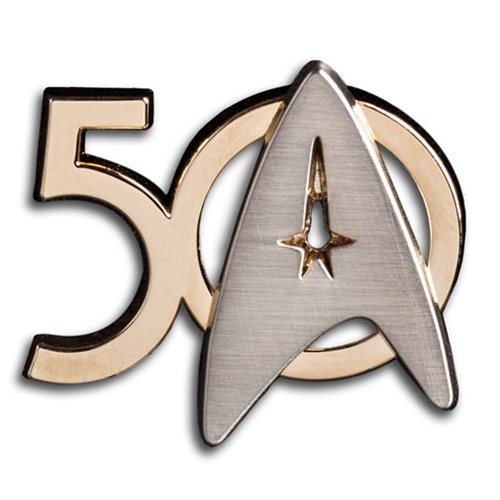 Star Trek 50th Anniversary Logo Pin